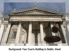 Four Courts Building in Dublin, Irland